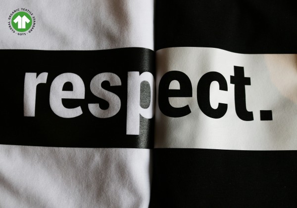 T-Shirt Men different colours "Respect Block"